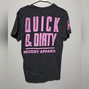 Adidas Gray and Pink Graphic T-Shirt